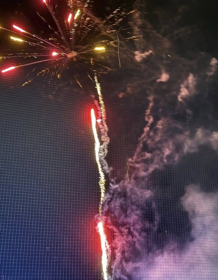 Fireworks at Boxcars