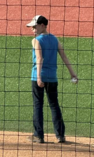 Kellan Throws First Pitch